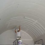 Taping Arched Ceiling